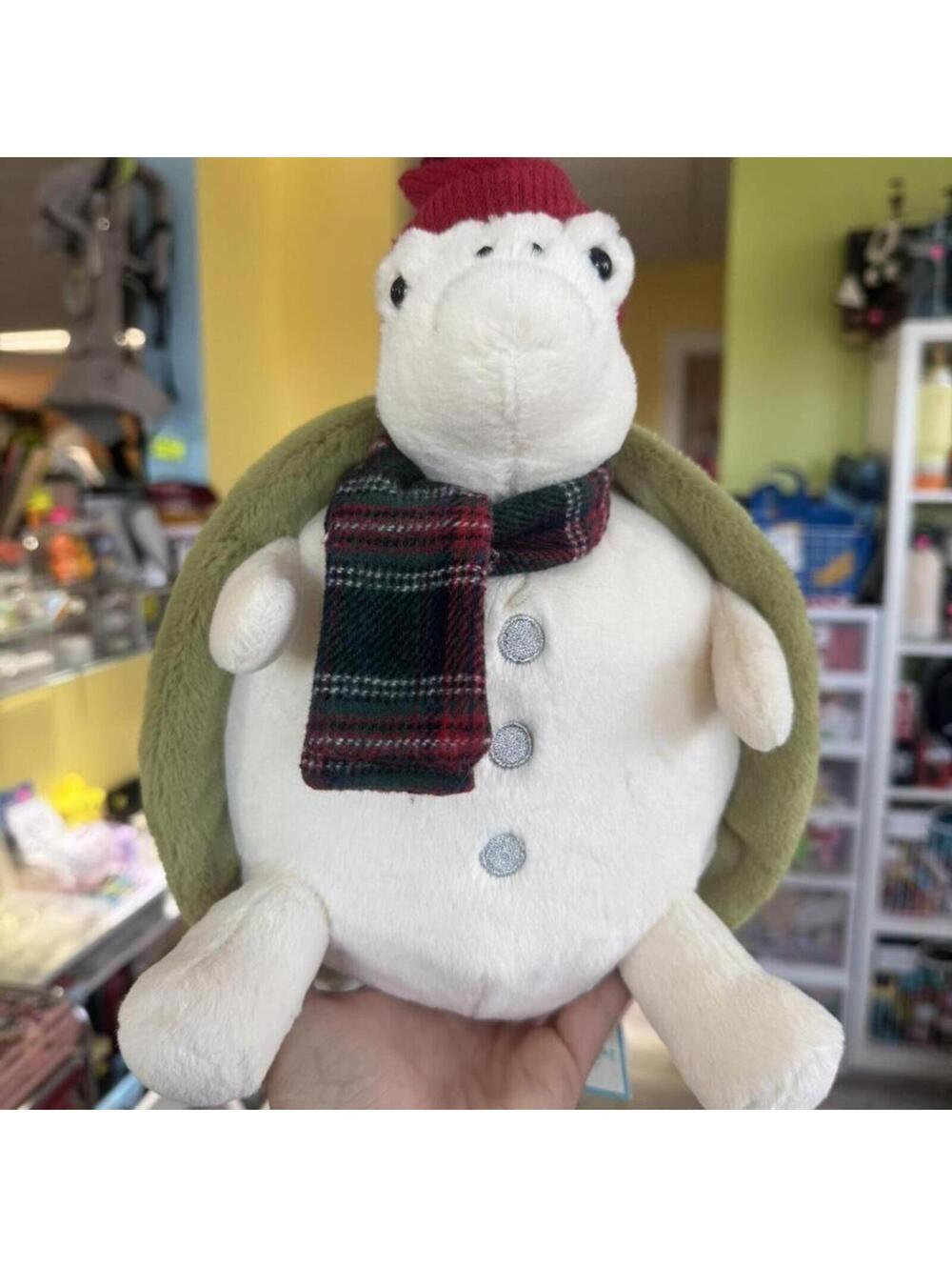 Brand new with tags Jellycat snowman Timmy the turtle Super adorable